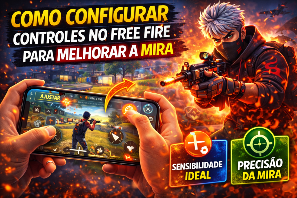como configurar controles no free fire para melhorar a mira