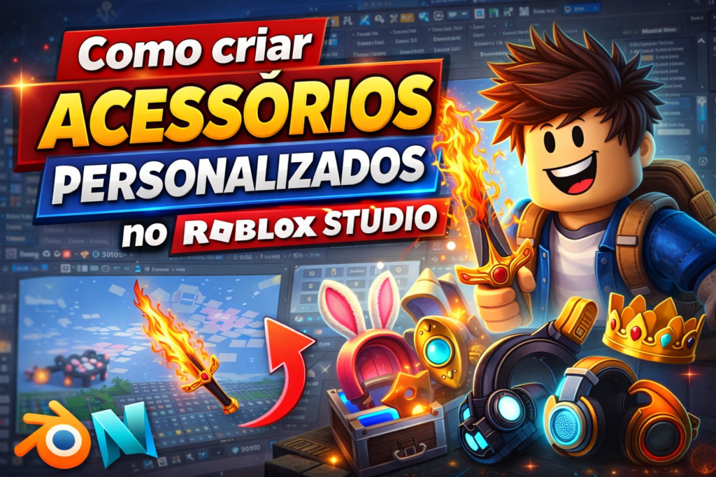 como criar acessórios personalizados no roblox studio