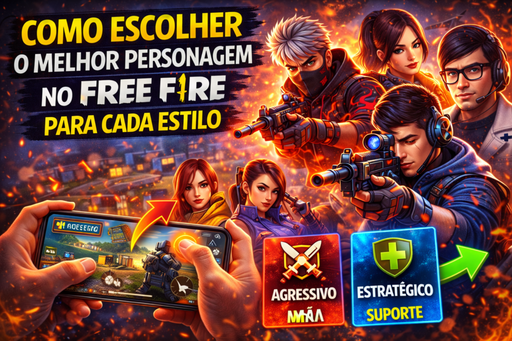 como escolher o melhor personagem no free fire para cada estilo