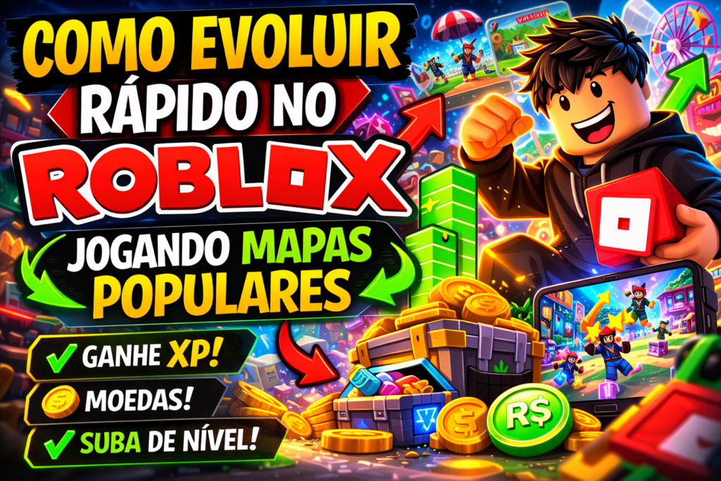 como evoluir rápido no roblox jogando mapas populares