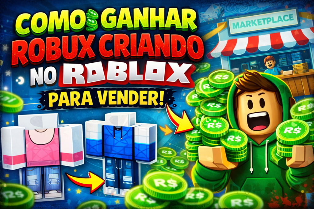 como ganhar robux criando roupas no roblox para vender