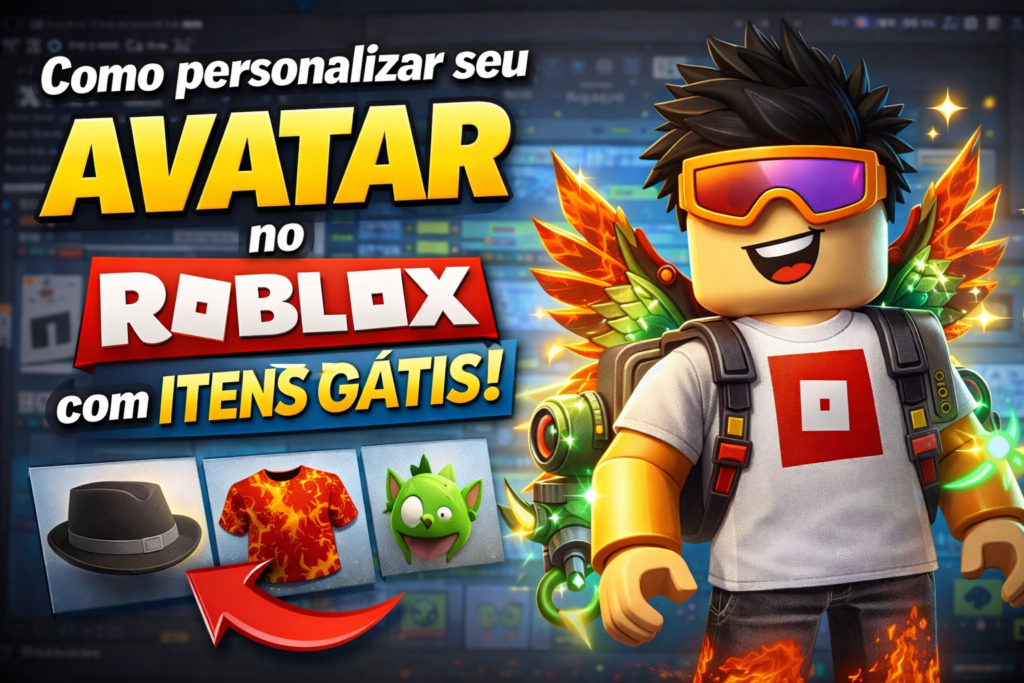 como personalizar seu avatar no roblox com itens gratuitos