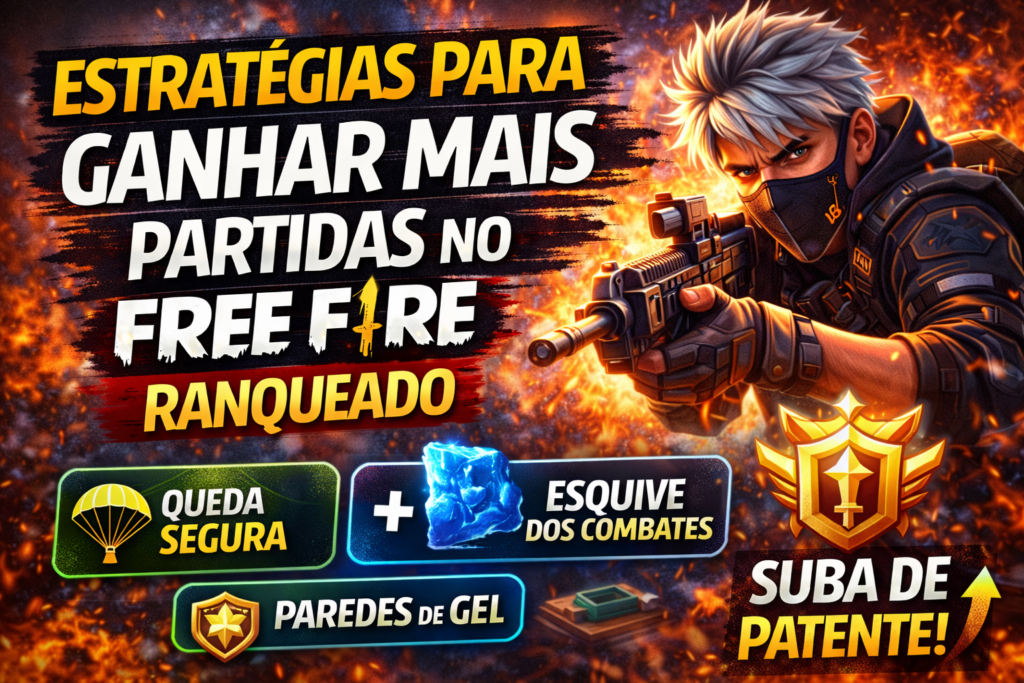 estratégias para ganhar mais partidas no free fire ranqueado