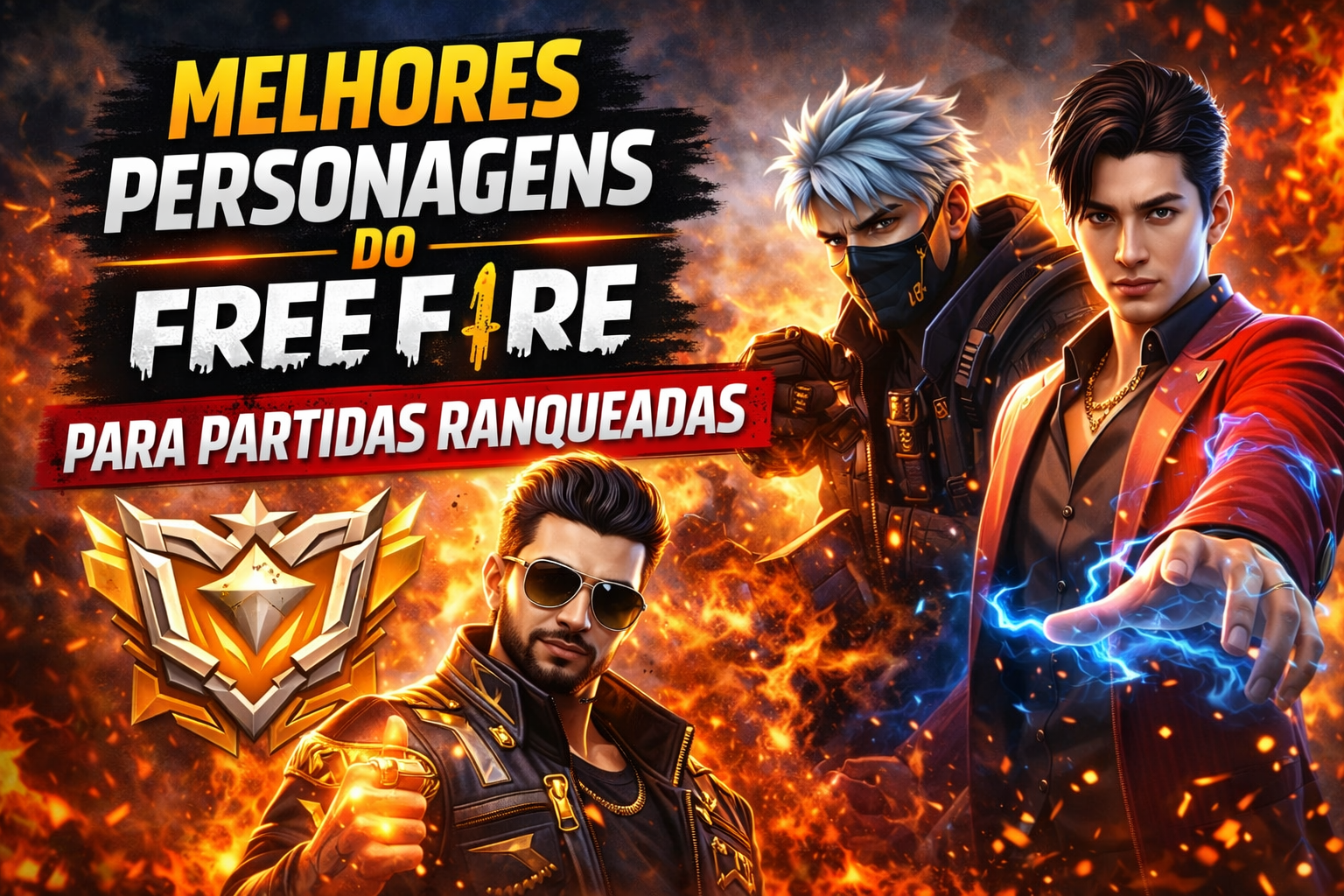 Melhores personagens do Free Fire para partidas ranqueadas